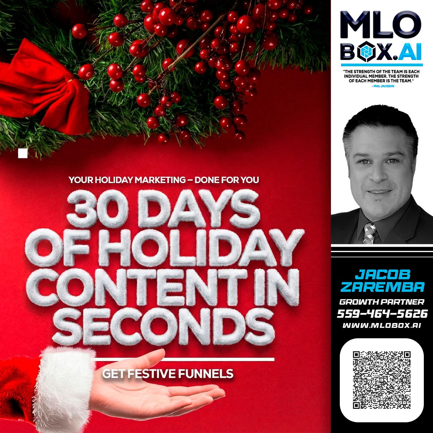 30 DAYS - Jacob Zaremba -MLO RMLO CMLO