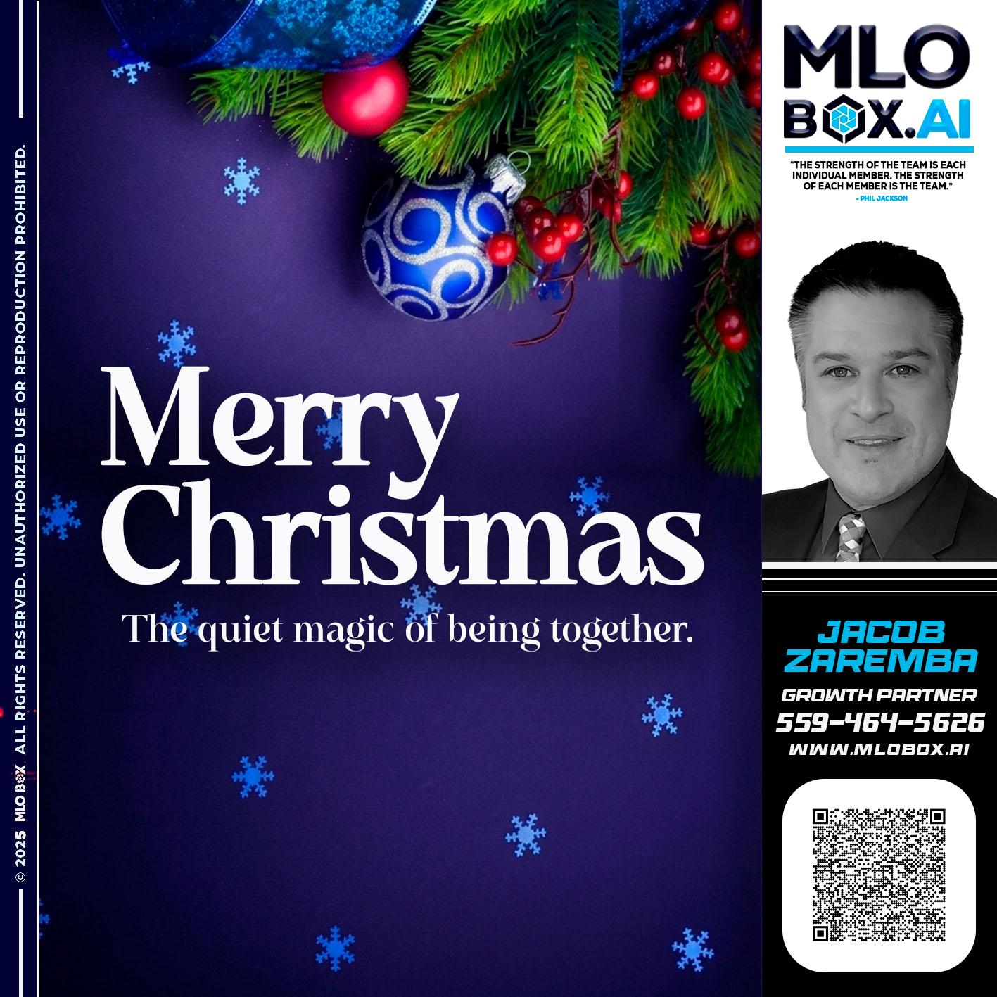 merry christmas - Jacob Zaremba -MLO RMLO CMLO
