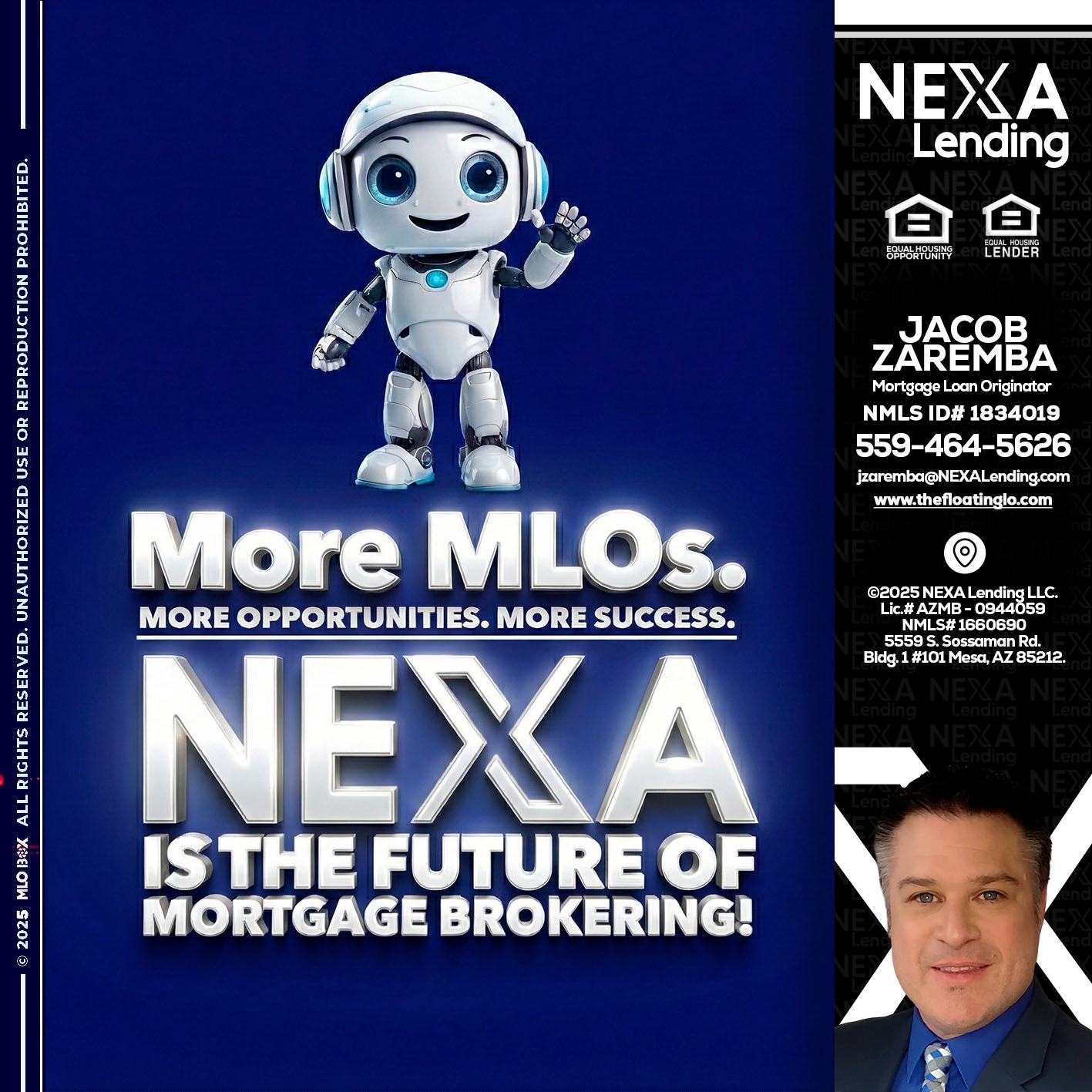 MORE MLOs - Jacob Zaremba -MLO RMLO CMLO
