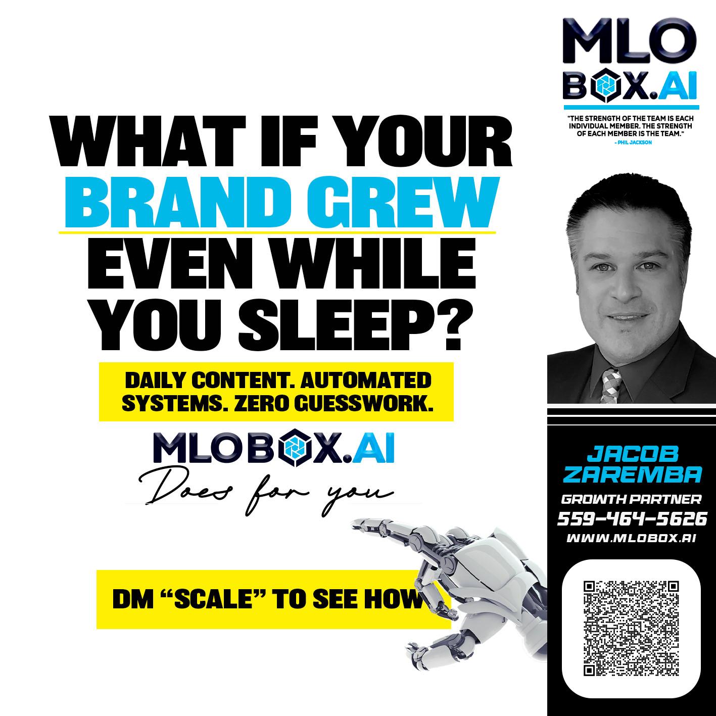 WHAT IF YOUR BRAND GREW - Jacob Zaremba -MLO RMLO CMLO