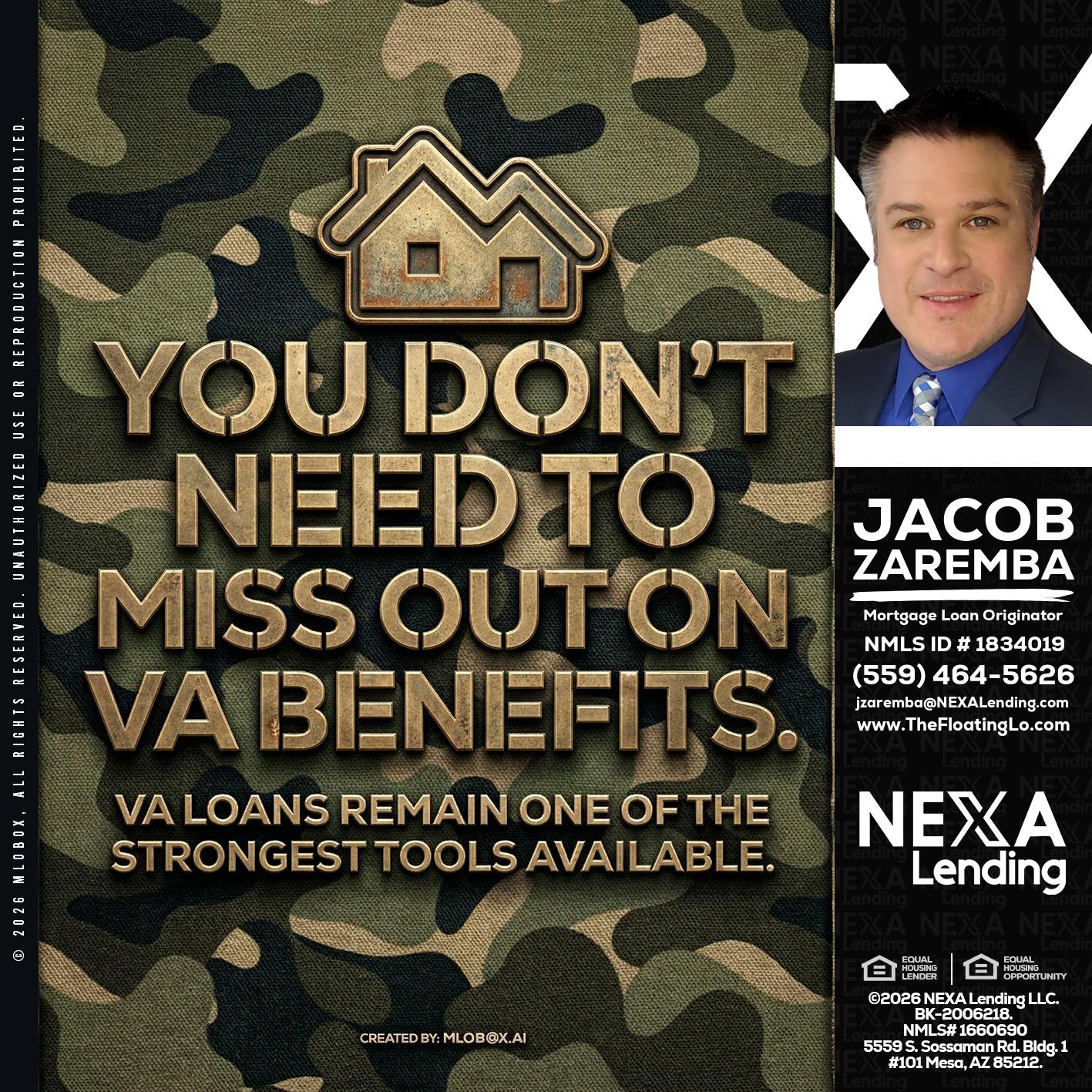 you don't need - Jacob Zaremba -MLO RMLO CMLO