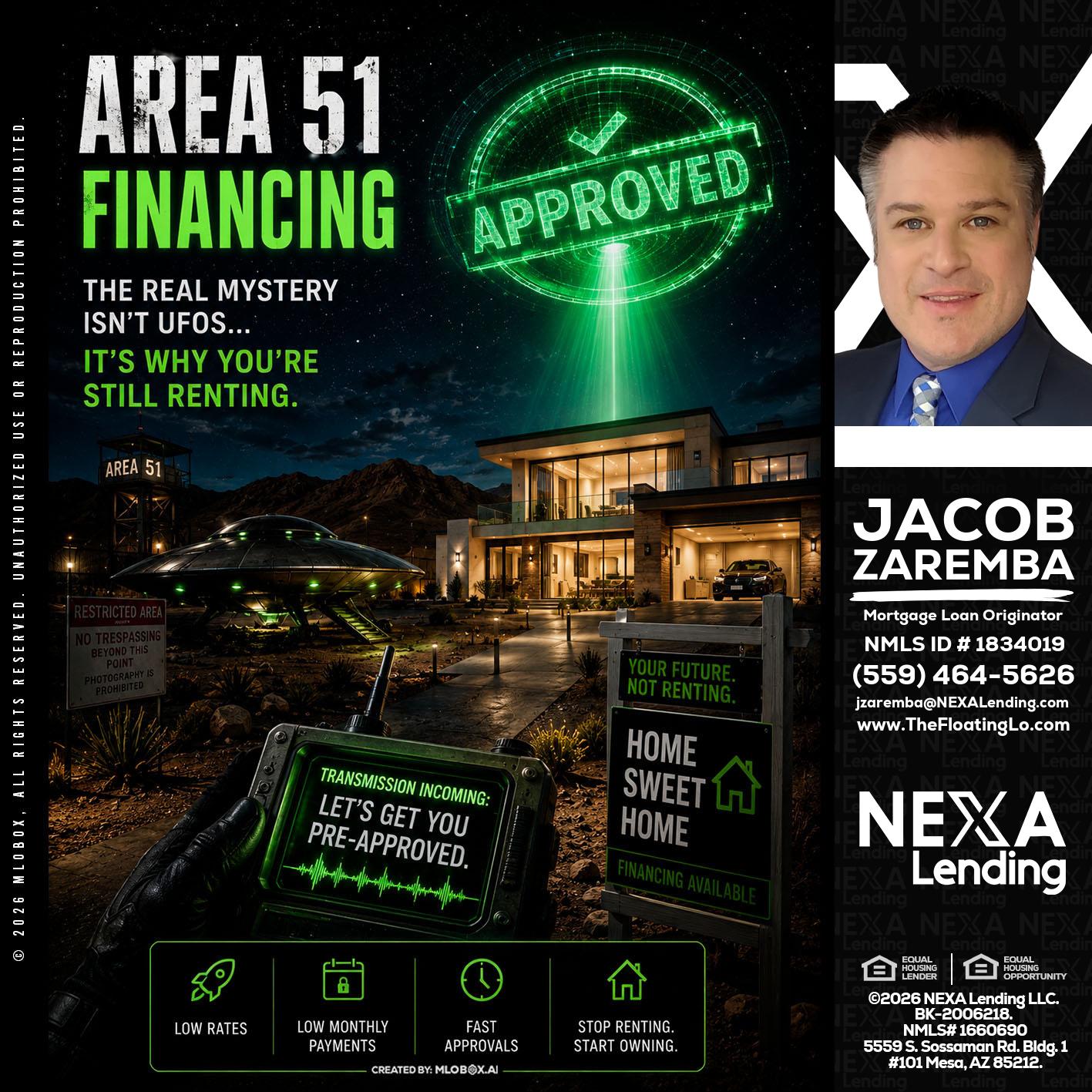 AREA 51 - Jacob Zaremba -MLO RMLO CMLO