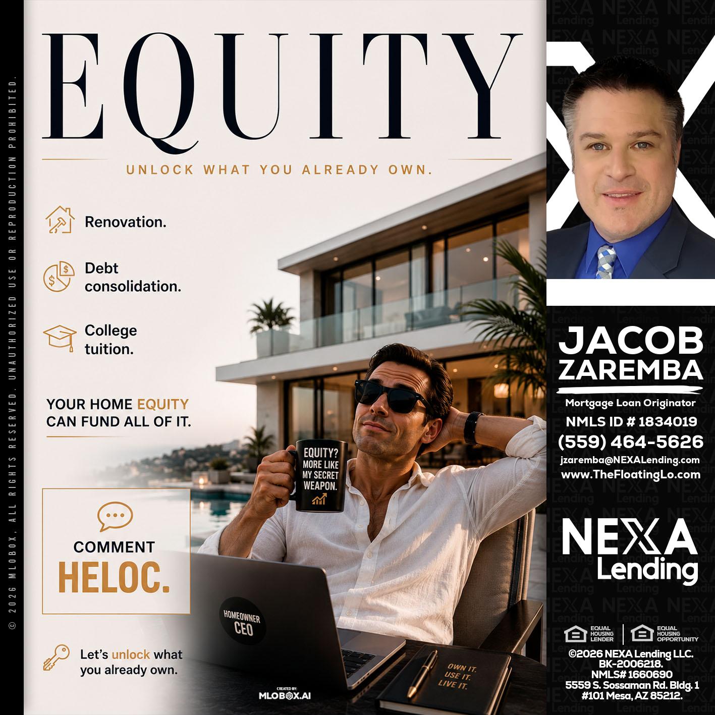 EQUITY - Jacob Zaremba -MLO RMLO CMLO