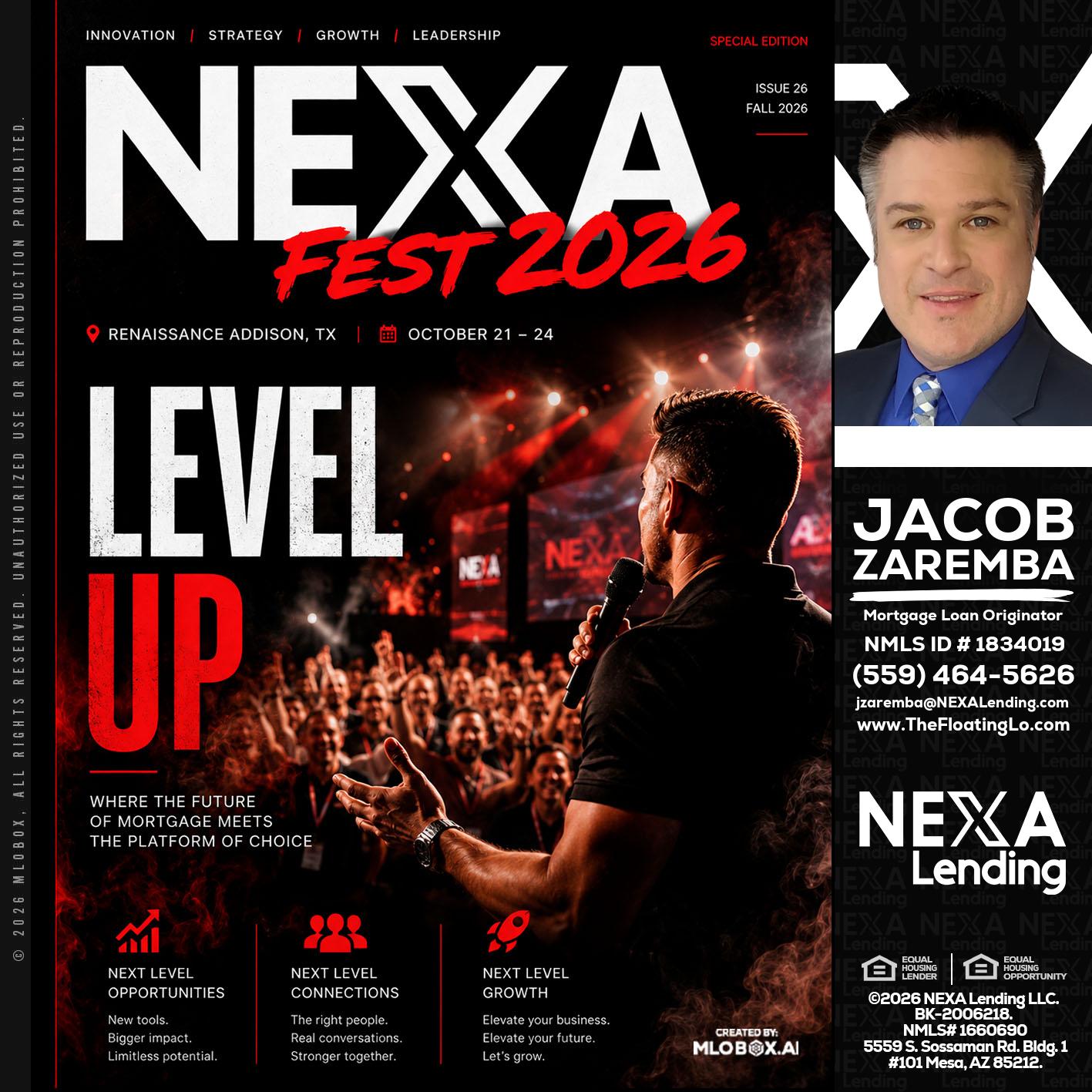 NEXA FEST 2026 - Jacob Zaremba -MLO RMLO CMLO
