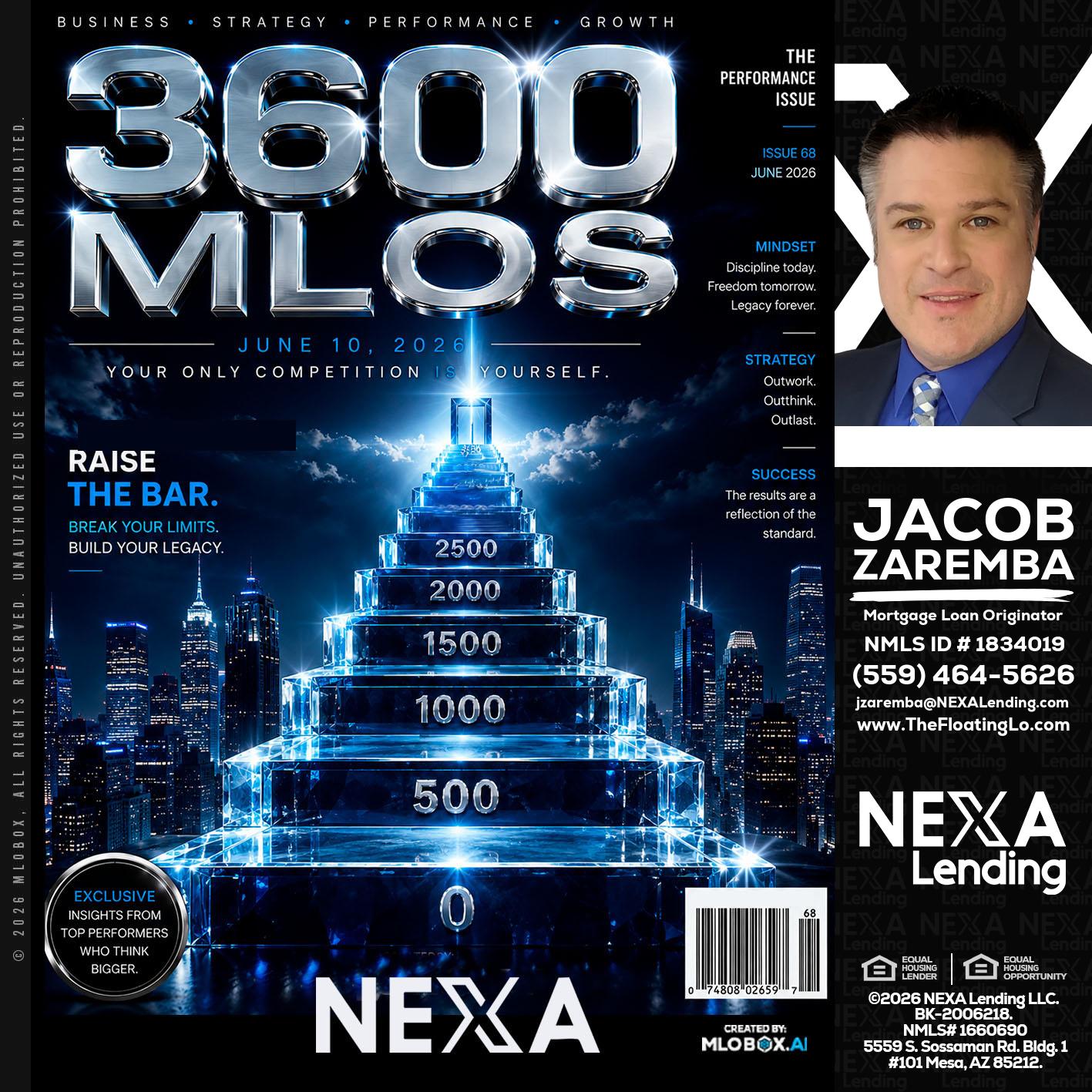 3600 MLOs - Jacob Zaremba -MLO RMLO CMLO
