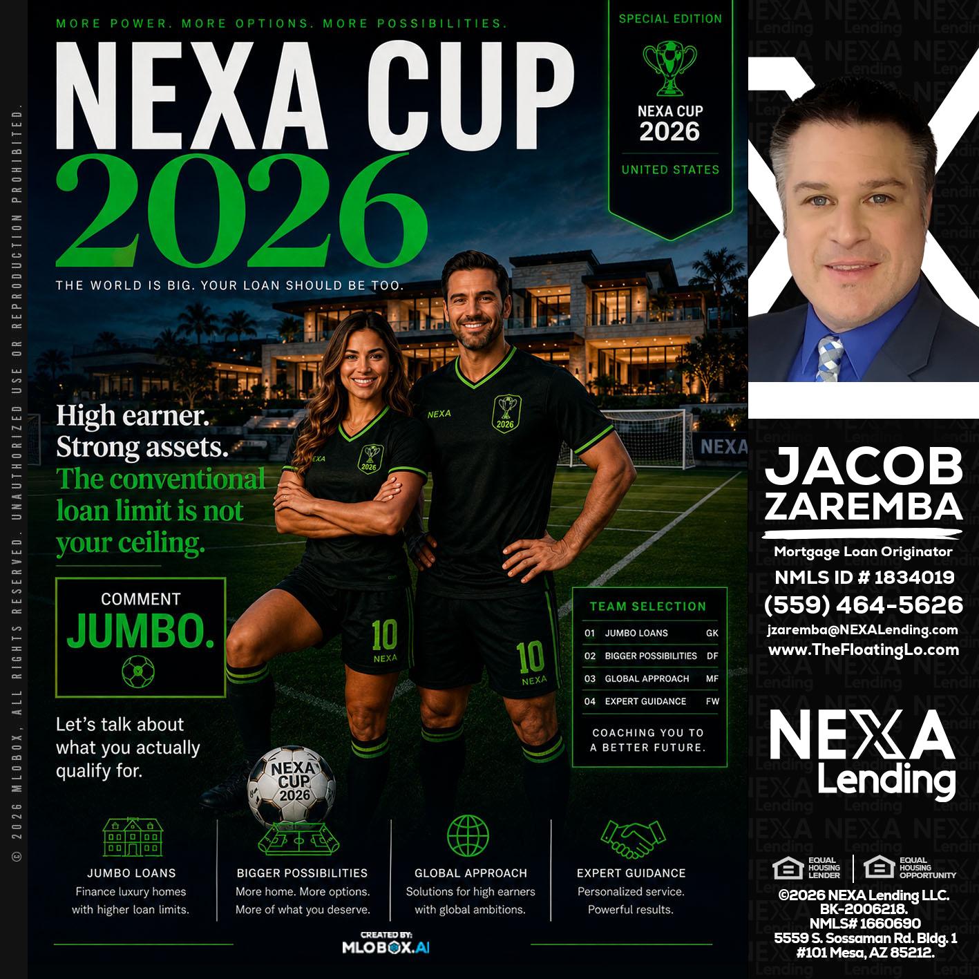NEXA CUP 2026 - Jacob Zaremba -MLO RMLO CMLO