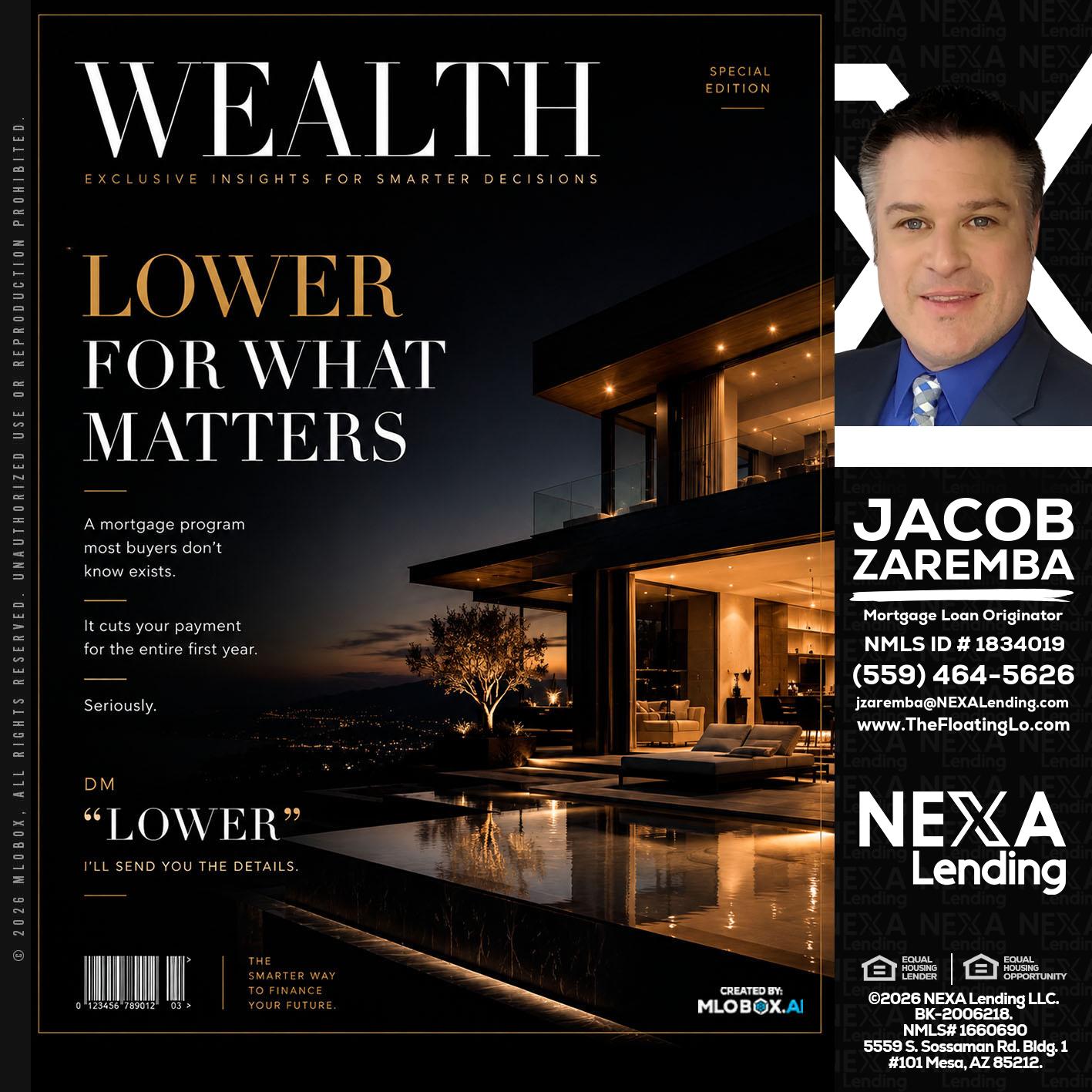 WEALTH - Jacob Zaremba -MLO RMLO CMLO