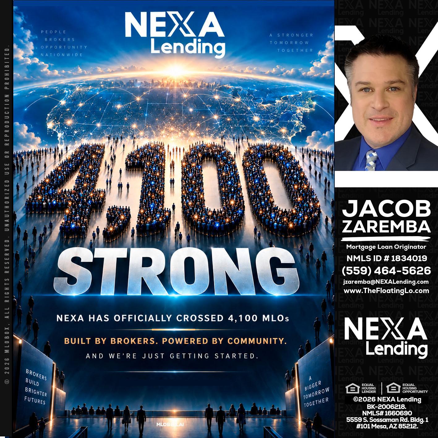 4,100 MLOs - Jacob Zaremba -MLO RMLO CMLO