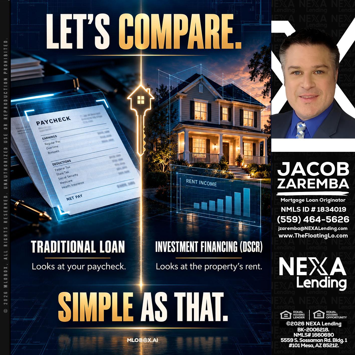 lets compare - Jacob Zaremba -MLO RMLO CMLO