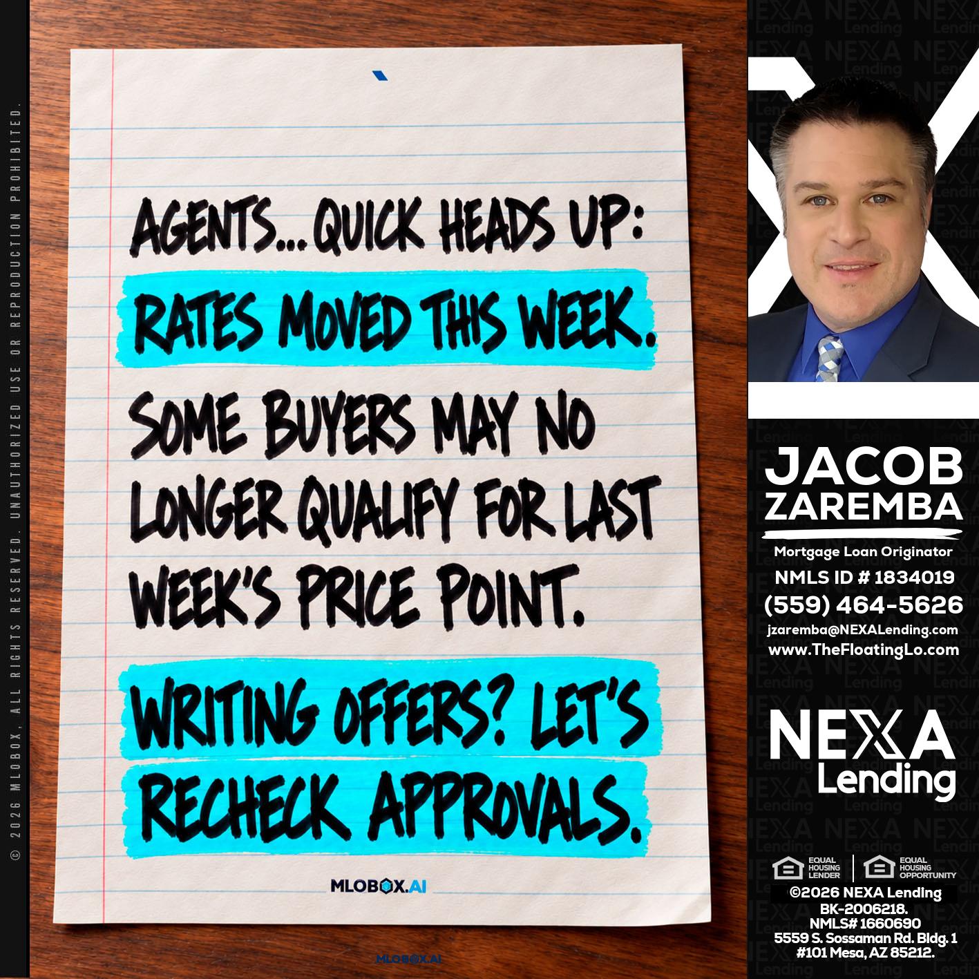 AGENTS - Jacob Zaremba -MLO RMLO CMLO