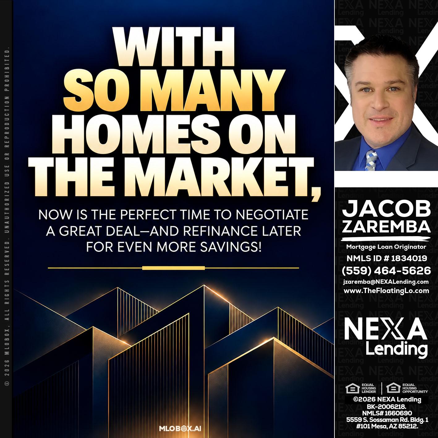 WITH SO MANY - Jacob Zaremba -MLO RMLO CMLO