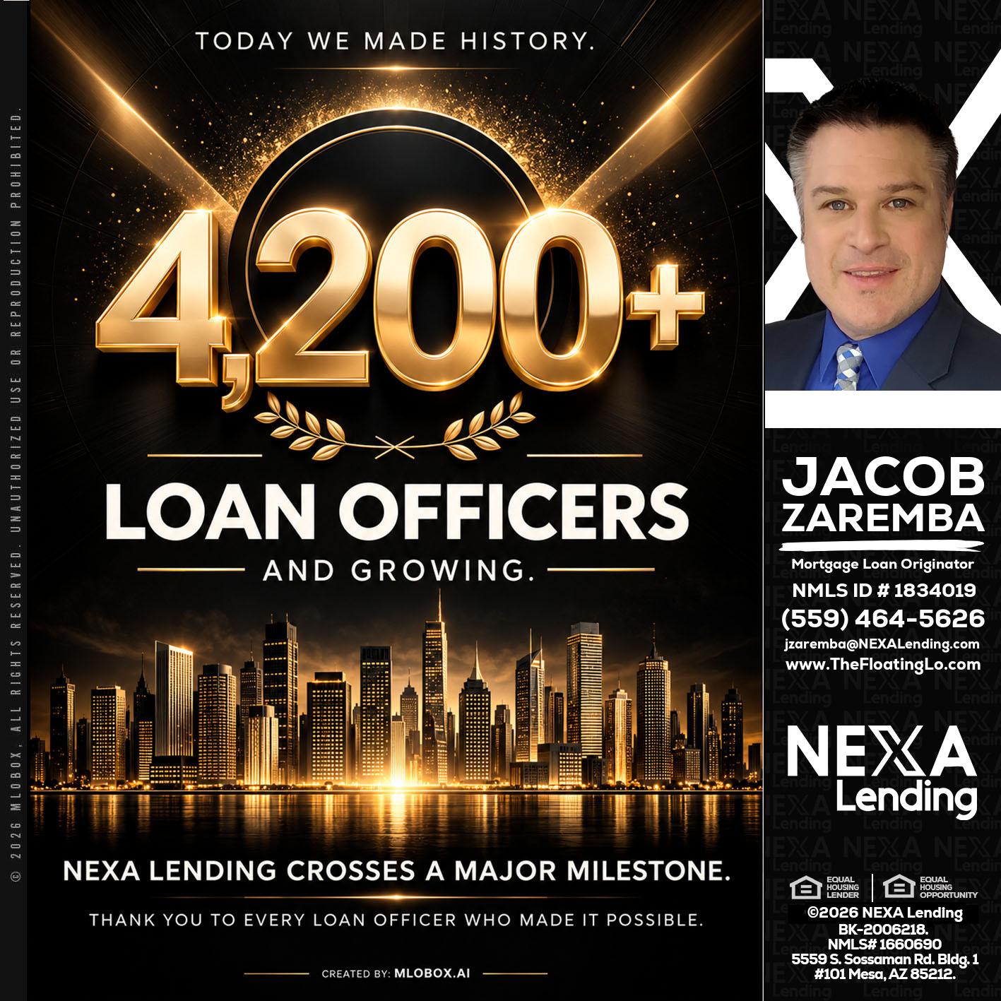4200+. MLOs - Jacob Zaremba -MLO RMLO CMLO