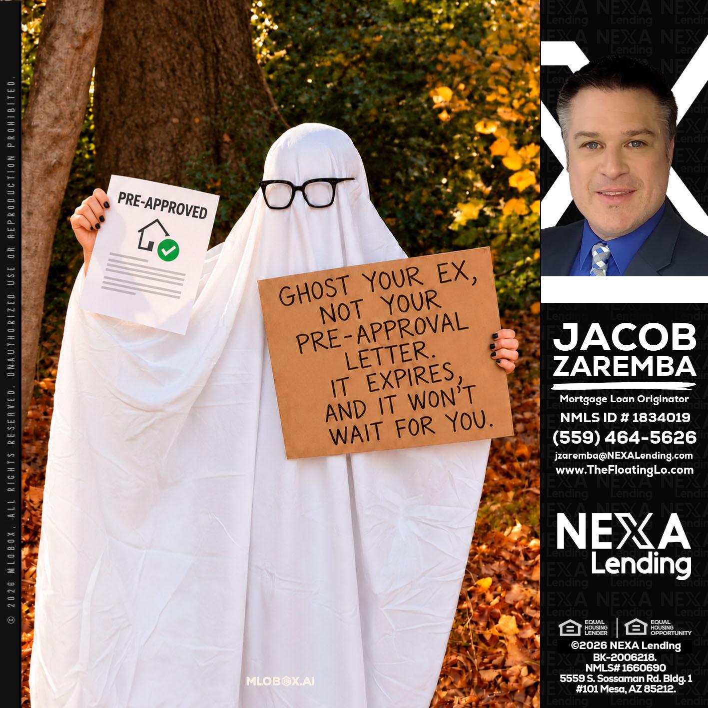 ghost you ex - Jacob Zaremba -MLO RMLO CMLO
