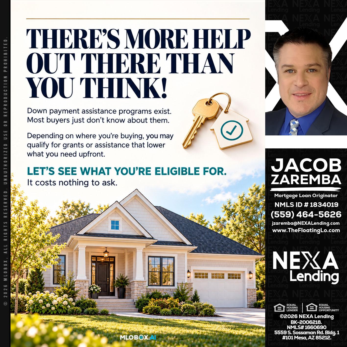 THERES MORE - Jacob Zaremba -MLO RMLO CMLO